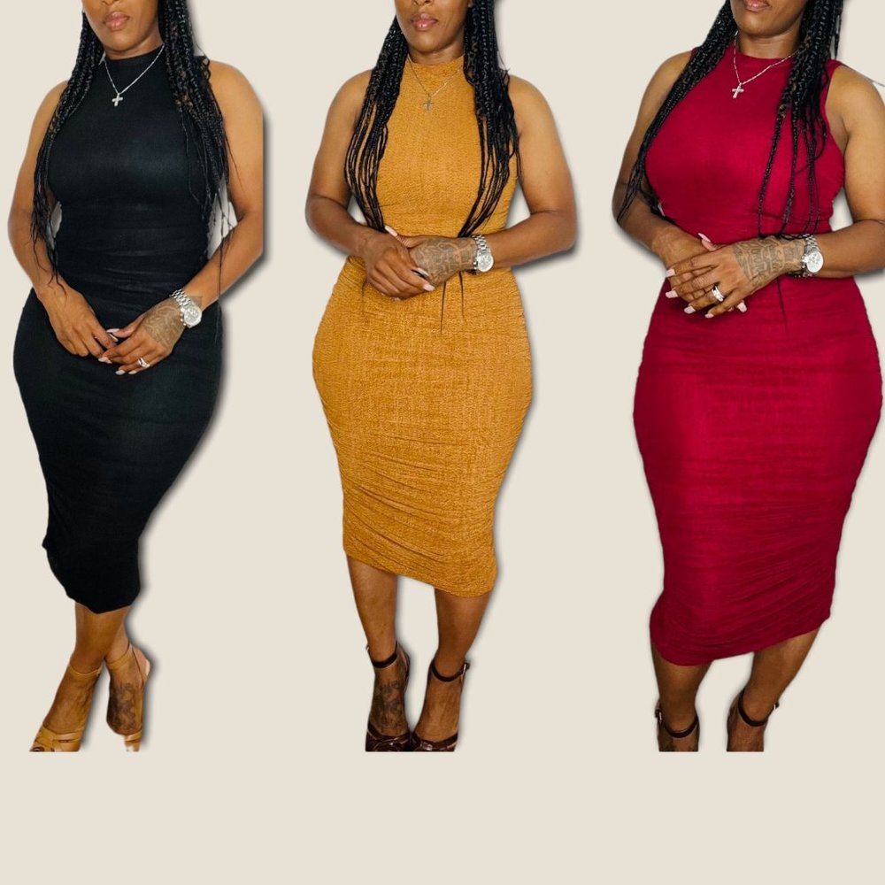 Mesh Skin FALL Color Dresses
